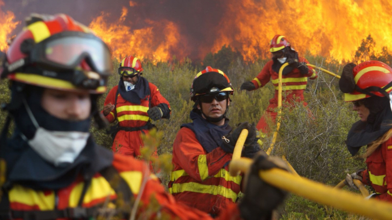UME-brandfolk (arkivfoto)