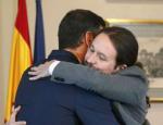 Pedro Sánchez og Pablo Iglesias
